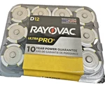 Rayovac Ultra Pro Alkaline Batteries Size D 1.5 Volt Rayald12ppj 12 Of Pack New. Fixed Price $14.38.