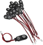 I Type Battery Clip Lead Wire Luorng 10pcs 15cm 9v Snap To 2-pin Ph2.0 V. Fixed Price $17.17.