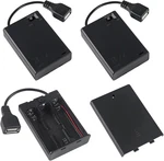 3pcs 3 Aa Battery Holder Usb Female Socket Case Box With Cov. Fixed Price $12.98.