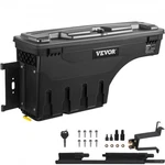 New Vevor Truck Bed Storage Box,lockable Lid,waterproof Abs Wheel Well Tool Box. Fixed Price $148.53.