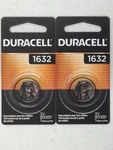2 Pack Cr1632 1632 Duracell Lithium 3v Battery Usa Free Ship Fresh 2035. Fixed Price $5.95.