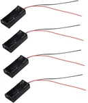 (pack Of 4 Aaa Battery Holder, 2 X 1.5v Holder With Leads. Fixed Price $9.50.