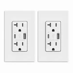 Elegrp Usb Charger Wall Outlet, Type A & C Ports, 2-pack, Tamper-resistant, Ul L. Fixed Price $40.48.