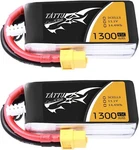 2x Tattu 1300mah 45c 11.1v 3s Lipo Battery With Xt60 Plug For Flip Fpv 250s Mini. Fixed Price $33.23.
