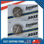 Lot 2-100 Energizer 3v Lithium Battery Cr2032 2032 Br2032 Dl2032 Button Cell. Fixed Price $98.88.