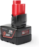 12v 9.0ah Li-ion Replacement Battery Compatible With Milwaukee 48-11-0490 48. Fixed Price $46.52.