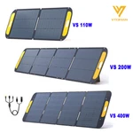 Vtoman 110w/200w/400w Portable Solar Panel 23% Efficiency Foldable. Fixed Price $259.99.