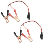 Wmycongcong 2 Pcs Battery Alligator Clips To Sae Connector Quick Release.... Fixed Price $15.61.