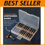 4-pack Battery Storage Boxes, Clear Plastic. Fixed Price $26.39.