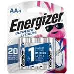 Energizer Ultimate Lithium Aa Batteries, Double A 4 Pcs (1-pack). Fixed Price $14.99.