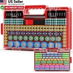 Narotood 280+ Battery Organizer Case With Tester Double-sided Red From Usa. Fixed Price $19.88.