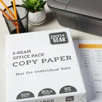 Copy Paper Jam-resistant Printer Paper, 92 Bright, 20 Lb., 5 Reams (2,500 Sheets. Fixed Price $211.47.