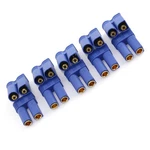 Dgzzi 5pairs Ec5 Battery Connector Plugs Male And Female 5mm, Golden + Blue. Fixed Price $11.94.