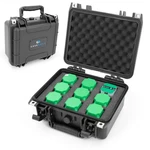 Casematix Silver Eagle Coin Tube Storage Case Waterproof Holder For 9 Tubes. Fixed Price $39.99.