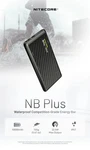 Nitecore Nb Plus Power Bank Charge Indicator Light Waterproof Lightweight Carbon. Fixed Price $55.59.