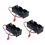 3pack Sharegoo 02070 4 Cell Aa Battery Container Case Holder Pack Box Black. Fixed Price $13.35.