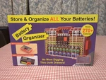 Battery Organizer And Storage Case - Holds Batteries. Fixed Price $9.95.