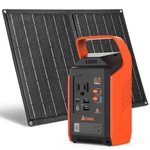 Takki 120w Peak Solar Generator 21w Panel 83wh Portable Power Station. Fixed Price $95.98.