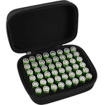 Comecase Hard Battery Organizer Storage Box Carrying Case Bag - 48 Aa, Black. Fixed Price $18.56.