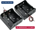 Sdtc Tech 2-pack 2 Slot D Cell Battery Holder 3v Size Case Box With Wi. Fixed Price $14.98.