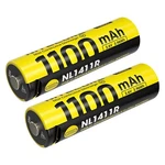 Nitecore Nl1411r 1100mah Usb-c Rechargeable 14500 Battery - 2pc. Fixed Price $19.95.