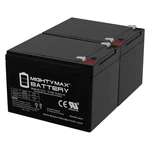 Mighty Max 12v 12ah Sla Replacement Battery For Ab12120, Tl1212 - 2 Pack. Fixed Price $54.99.