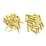 Dgzzi 20 Pairs 3.5mm Gold Plated Male And Female Bullet Connector Plug.... Fixed Price $11.12.