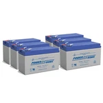 Power-sonic 12v 7ah Battery Replacement For Powerstar Ps12-7-20 - 6 Pack. Fixed Price $109.99.
