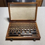 Jit Gage Block Set 81 Pieces, .050 To 4" Japan Grade B W/wood Case. Fixed Price $99.99.