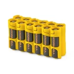 12 Aa Pack Battery Caddy (yellow) By Storacell. Fixed Price $7.95.