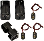 3 Pcs 4 X 1.5v (6v) Aa Battery Holder Leads With 9v I Type Snap 4aa-3pc. Fixed Price $9.82.