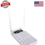 Battery Organizer Box With Tester Wall Mount -93 Batteries Holder Storage Cas.... Fixed Price $30.59.