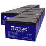Mighty Max 12v 12ah Gel F2 Battery Replaces Td12-12, Re12-12, Bc12-12 - 10 Pack. Fixed Price $279.99.