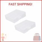 Yxq Aa Battery Storage Box Organizer Holder Clear Plastic Case Container Portabl. Fixed Price $15.87.