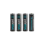 Pale Blue Lithium Ion Rechargeable Aa Batteries 4pk. Fixed Price $29.99.