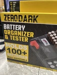 Zerodark Battery Storage Organizer Case With Tester, Holds 110 Batteries. Fixed Price $16.97.