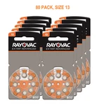 Rayovac Extra Advanced Size 13 Mercury Free Hearing Aid Batteries - 80 Batt Pack. Fixed Price $17.30.