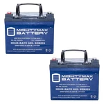 12-volt 35ah Gel Battery Replaces Fullriver Dc35-12a, Dc35-12 A - 2 Pack. Fixed Price $184.79.