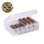 Dial Industries Battery Storage Organizer Case, 12 Aa Aa, Clear. Fixed Price $11.98.