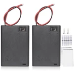 Goweewon Aa Battery Holder, 2 Pack 3 Holder With Leads, With.... Fixed Price $11.82.