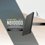 Nitecore Black Carbon Fiber Energy Brick 4.8" X 2.32" 0.42" 10000mah Capacity. Fixed Price $56.69.