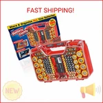 Ontel Battery Daddy Storage & Organizer Case W/tester, Stores Protects Up To 1. Fixed Price $29.87.