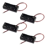 G27507a (pkg 12) 2x Aaa Battery Holder Case 3v Volt Pcb Mount W/bare Wire Ends. Fixed Price $10.00.